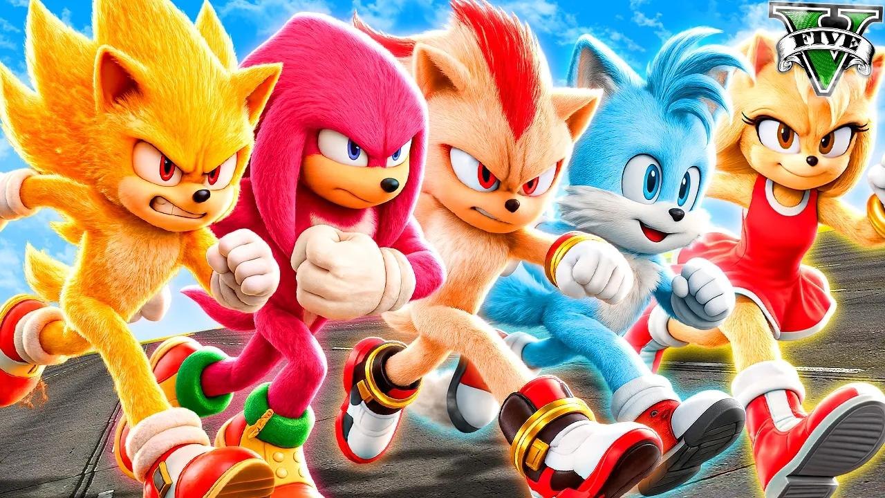 Who’s the Fastest Super Sonic Character in GTA 5? (Sonic Movie Mod)