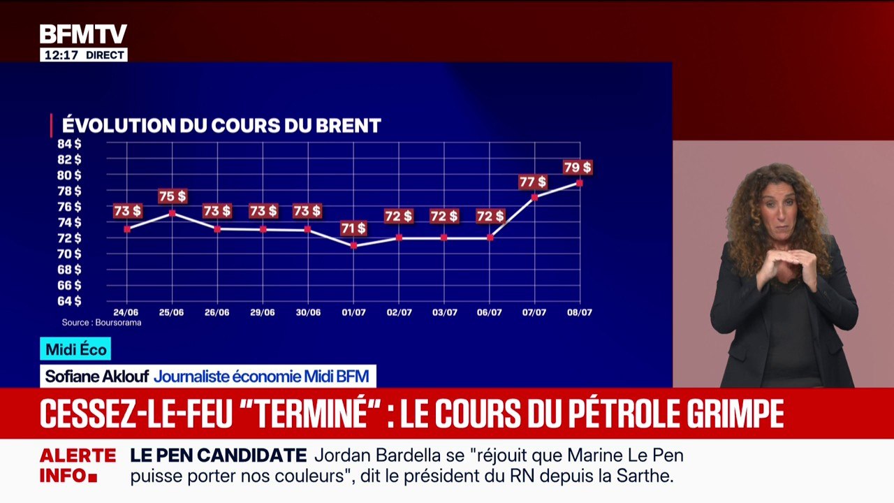 Le cours du pétrole grimpe après les propos de...