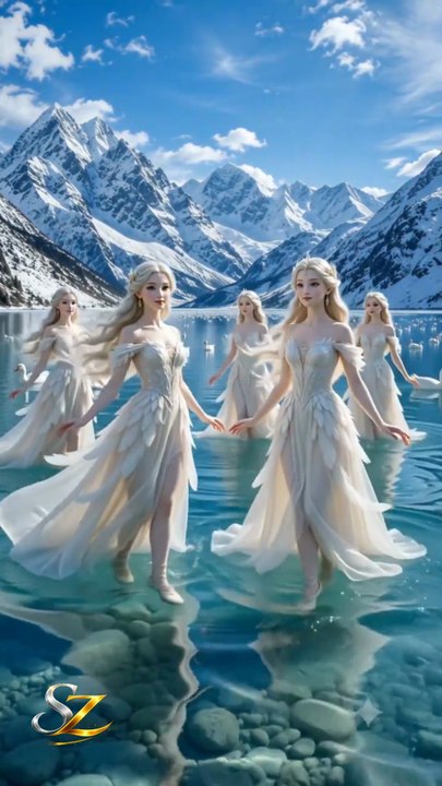 Gooses transformed into the fairies and dance.