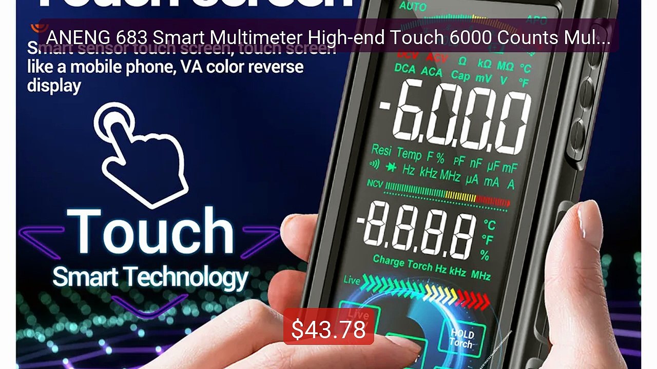 ANENG 683 Smart Multimeter High-end Touch 6000 Counts Multimet... -- Hot Deal 2026 | Limited Offer!