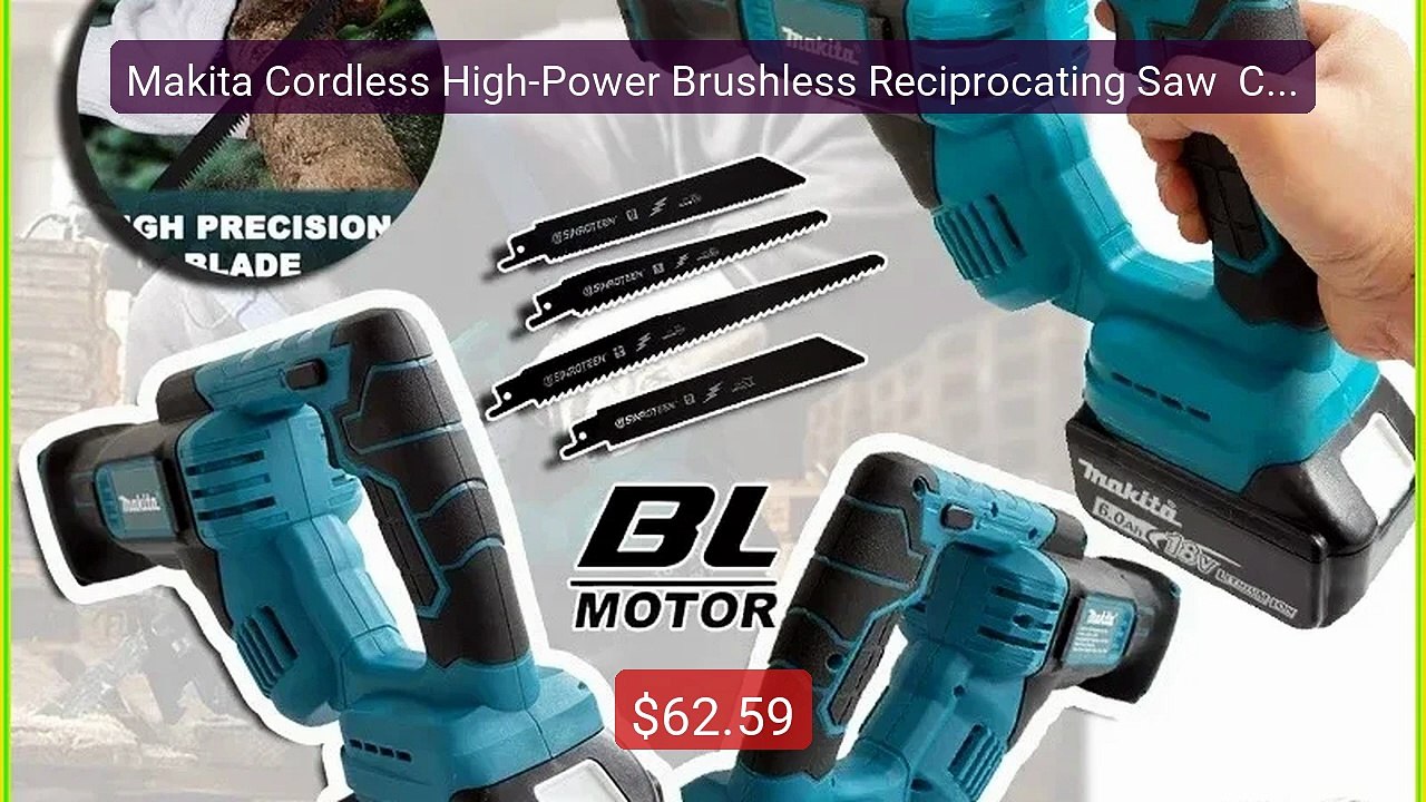 Makita Cordless High-Power Brushless Reciprocat...