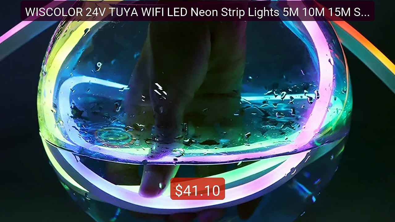 WISCOLOR 24V TUYA WIFI LED Neon Strip Lights 5M 10M 15M Silic... -- Amazing Value 2026 | Must Have!