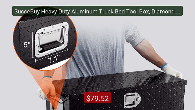 SucceBuy Heavy Duty Aluminum Truck Bed Tool Box, Diamond Plate... Best Buy 2026 | Great Quality!