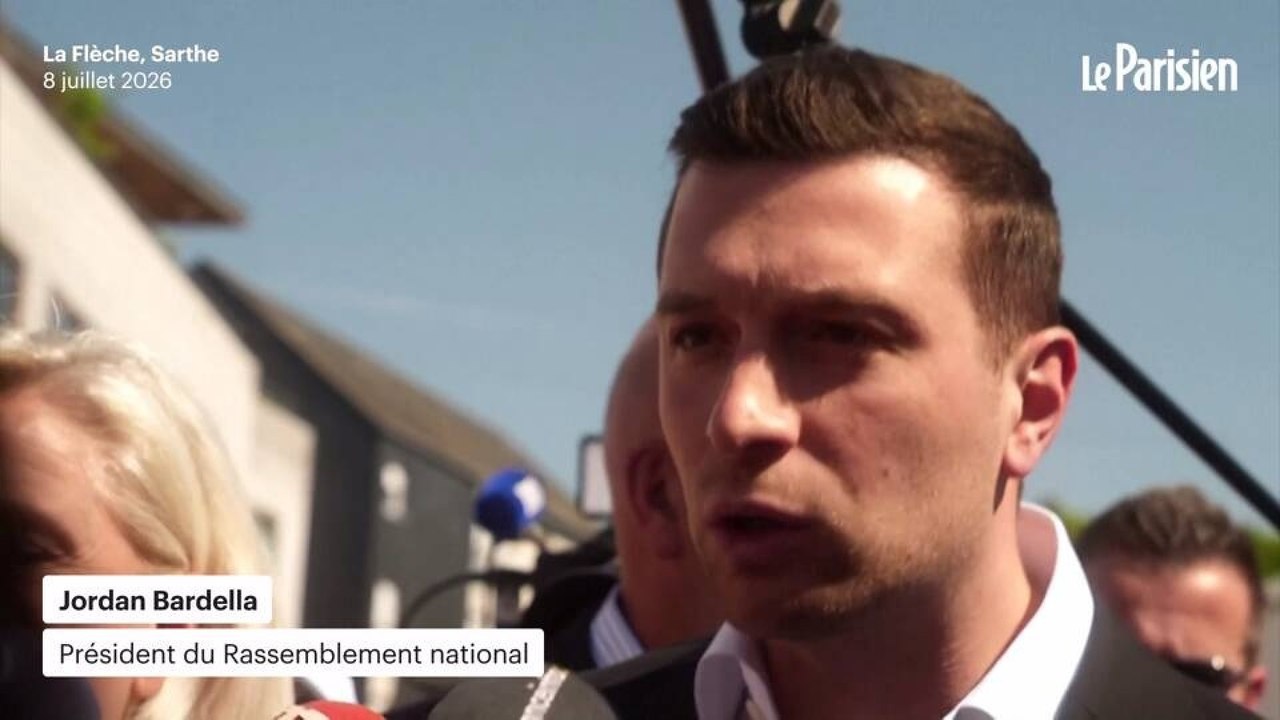 « Je suis extrêmement heureux » : Jordan Bardella réagit à la candidature de Marine Le Pen