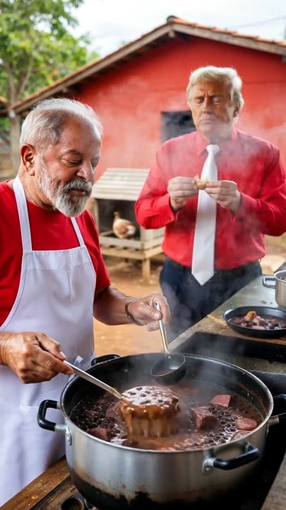 LULA E TRUMP NO CHURRASCO