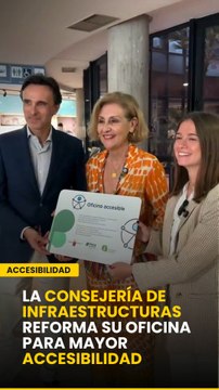 La consejería de Infraestructuras mejora su accesibilidad