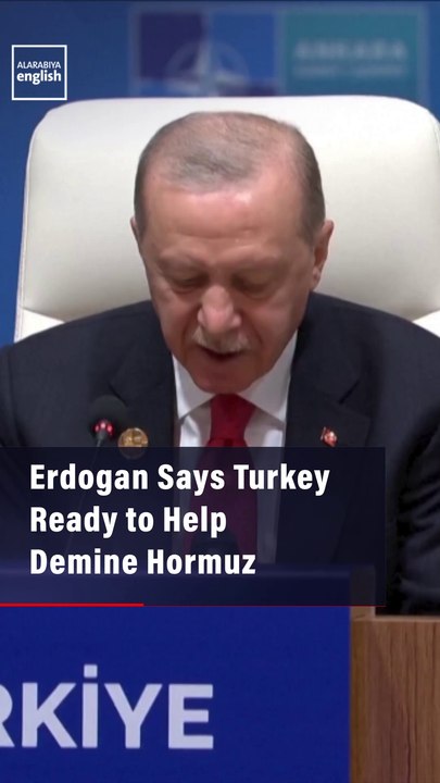 Erdogan Says Turkey Ready to Help Demine Hormuz