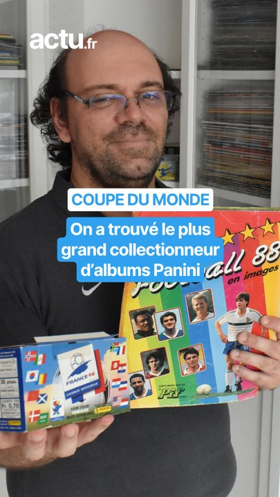Collectionneur vignettes panini