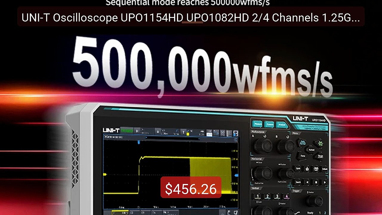 UNI-T Oscilloscope UPO1154HD UPO1082HD 2/4 Channels 1.25GSa... -- Top Pick 2026 | Unbeatable Price!