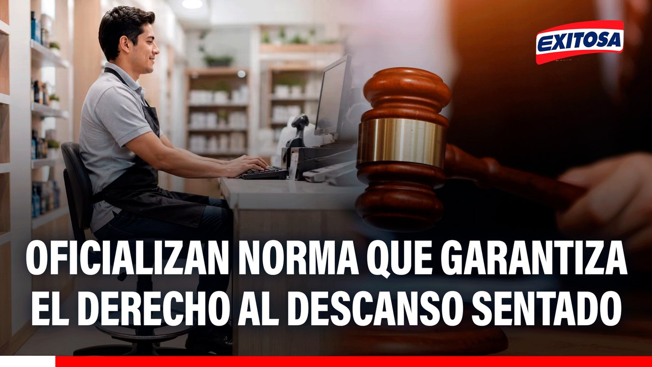 Oficializan la 'Ley Silla': Norma garantiza el derecho al descanso sentado