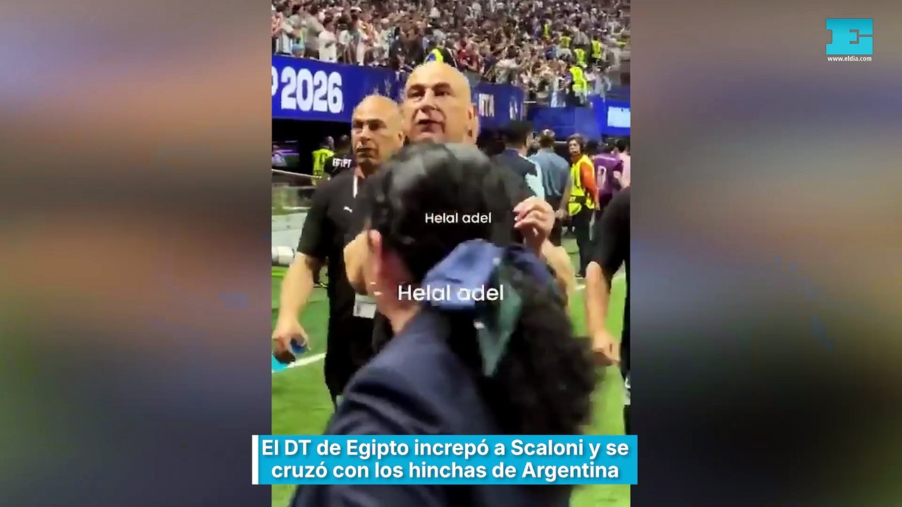 El DT de Egipto increpó a Scaloni y se cruzó con los hinchas de Argentina