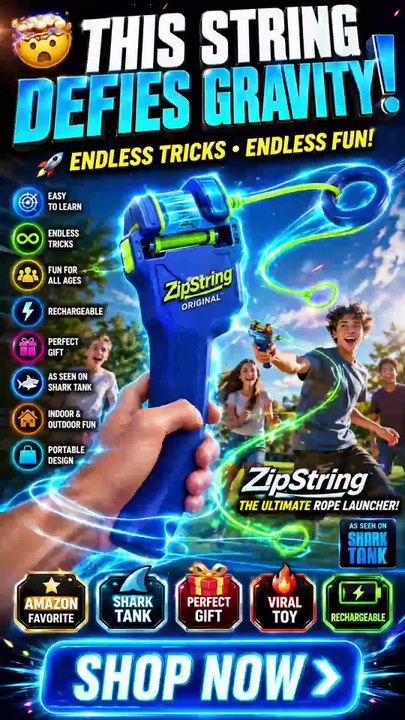 ZipString Original Review | Shark Tank Flying String Toy for Kids & Adults