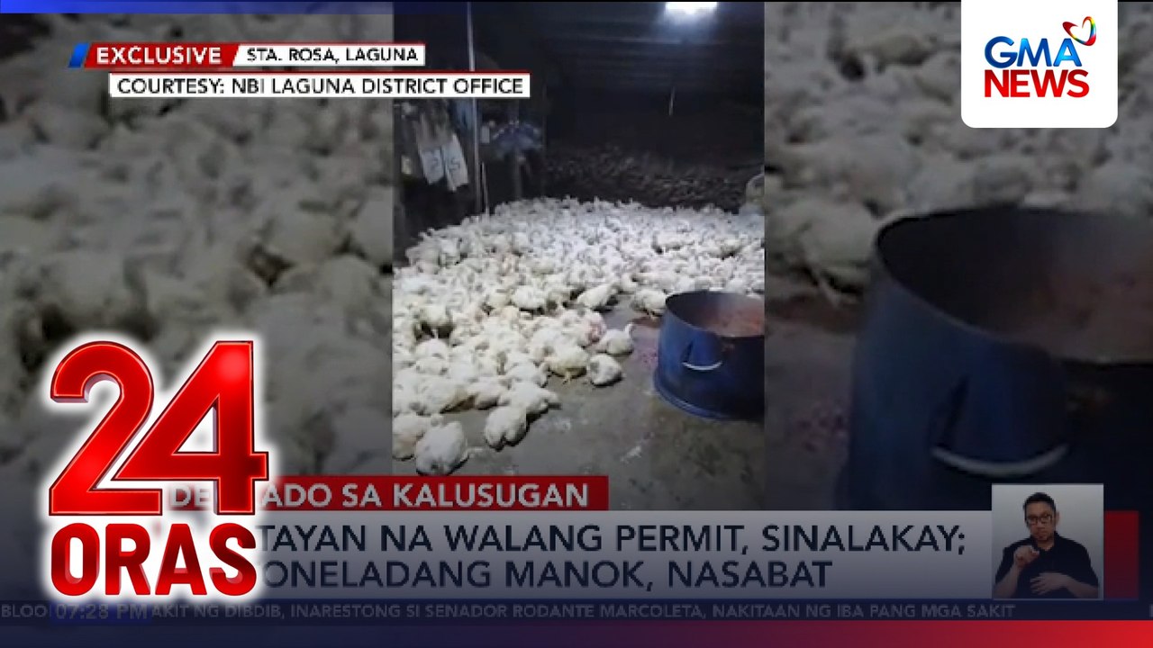 3 katayan na walang permit, sinalakay; 2.5 toneladang manok, nasabat | 24 Oras