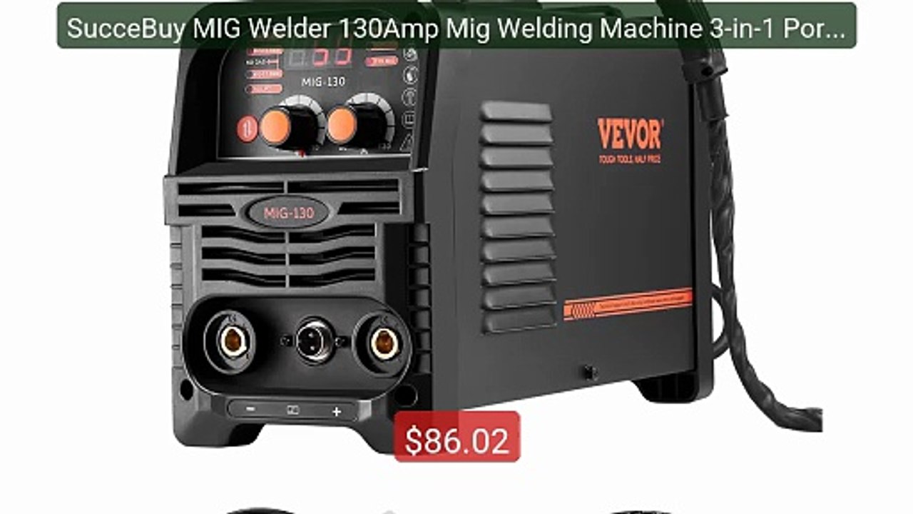 SucceBuy MIG Welder 130Amp Mig Welding Machine 3-in-1 Portabl... -- Amazing Value 2026 | Must Have!