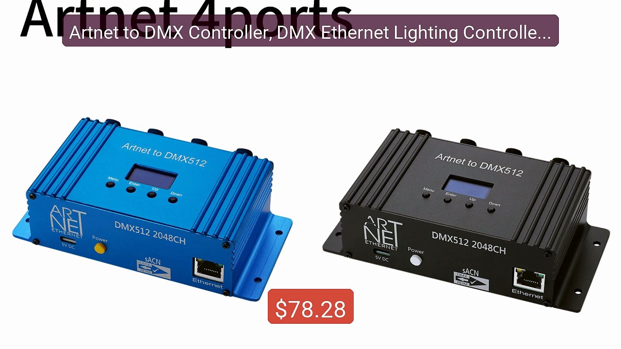Artnet to DMX Controller, DMX Ethernet Lighting Controller,... -- Top Pick 2026 | Unbeatable Price!