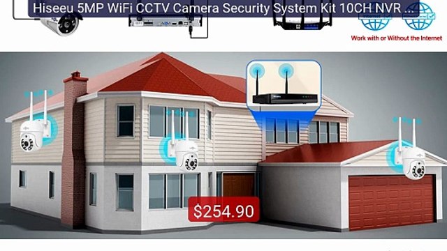 Hiseeu 5MP WiFi CCTV Camera Security System Kit 10CH NVR Recorder S... Top Rated 2026 | Buy Now!