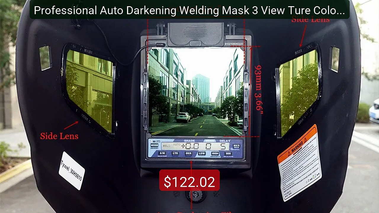 Professional Auto Darkening Welding Mask 3 View Ture Color ... -- Top Pick 2026 | Unbeatable Price!