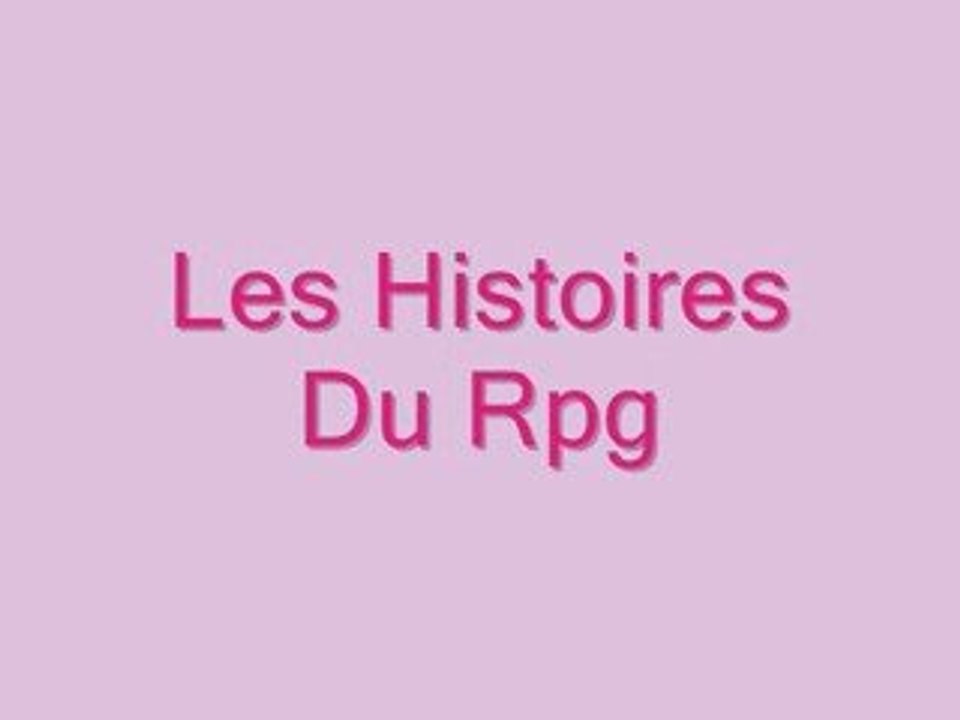 Vidéo - RPG