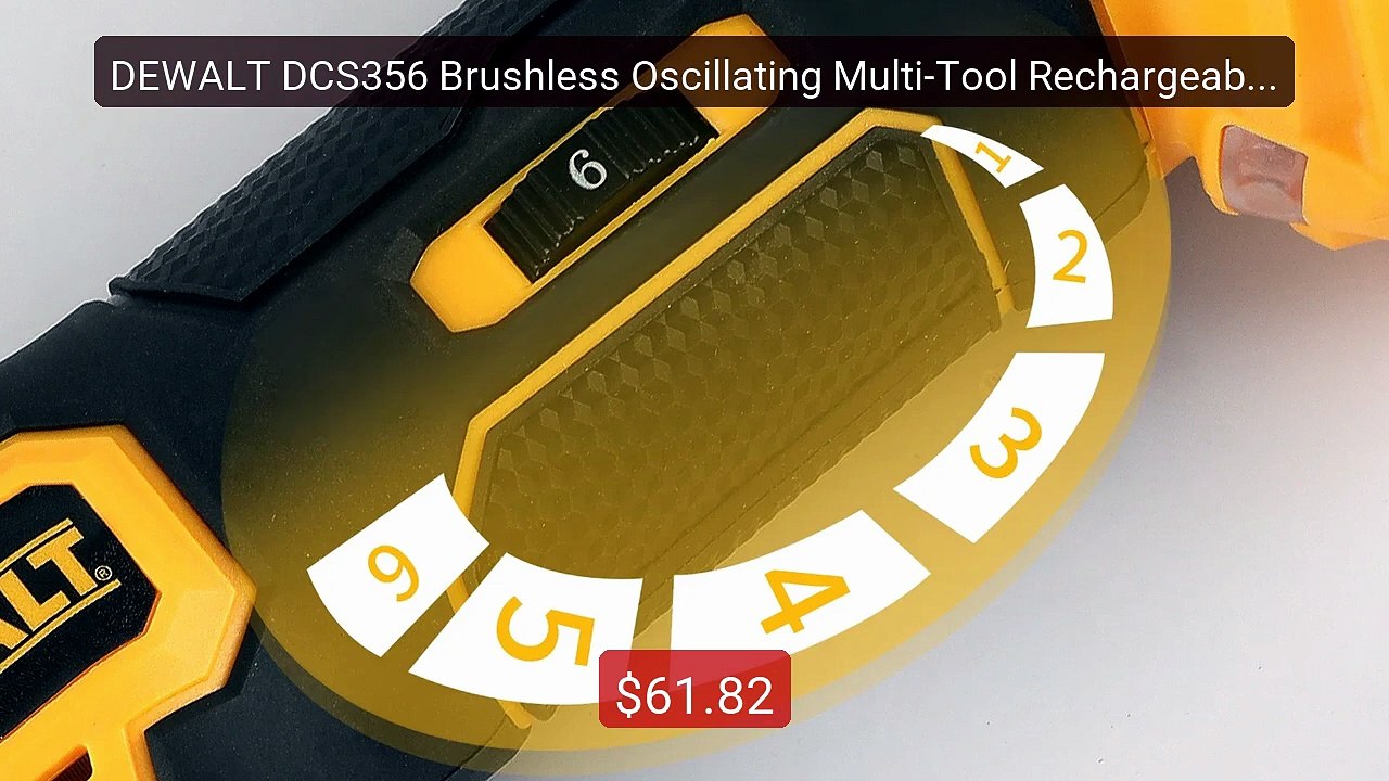 DEWALT DCS356 Brushless Oscillating Multi-Tool Rechargeable Qu... -- Best Buy 2026 | Great Quality!