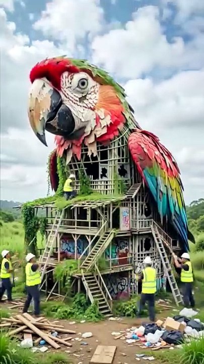 Amazing Parrot House Restoration | Incredible Transformation! 🦜🏡