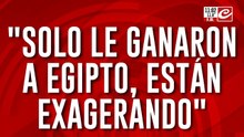 Polémica por periodistas que critican a la selección Argentina