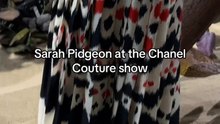 Sarah Pidgeon's Chic Appearance at Paris Fashion Week