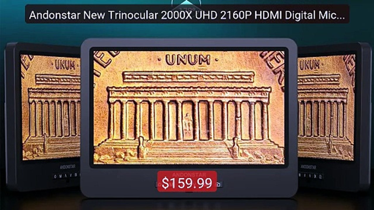 Andonstar New Trinocular 2000X UHD 2160P HDMI D...