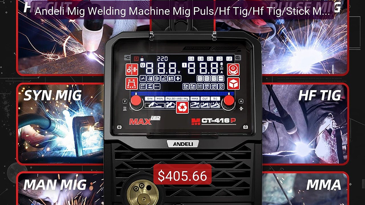 Andeli Mig Welding Machine Mig Puls/Hf Tig/Hf Tig/Stick Multiproce... -- Best Deal 2026 | Shop Now!