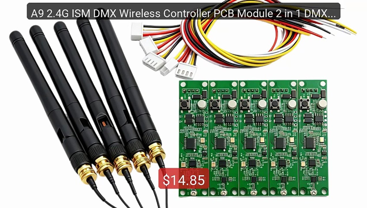 A9 2.4G ISM DMX Wireless Controller PCB Module 2 in 1 DMX51... -- Top Pick 2026 | Unbeatable Price!