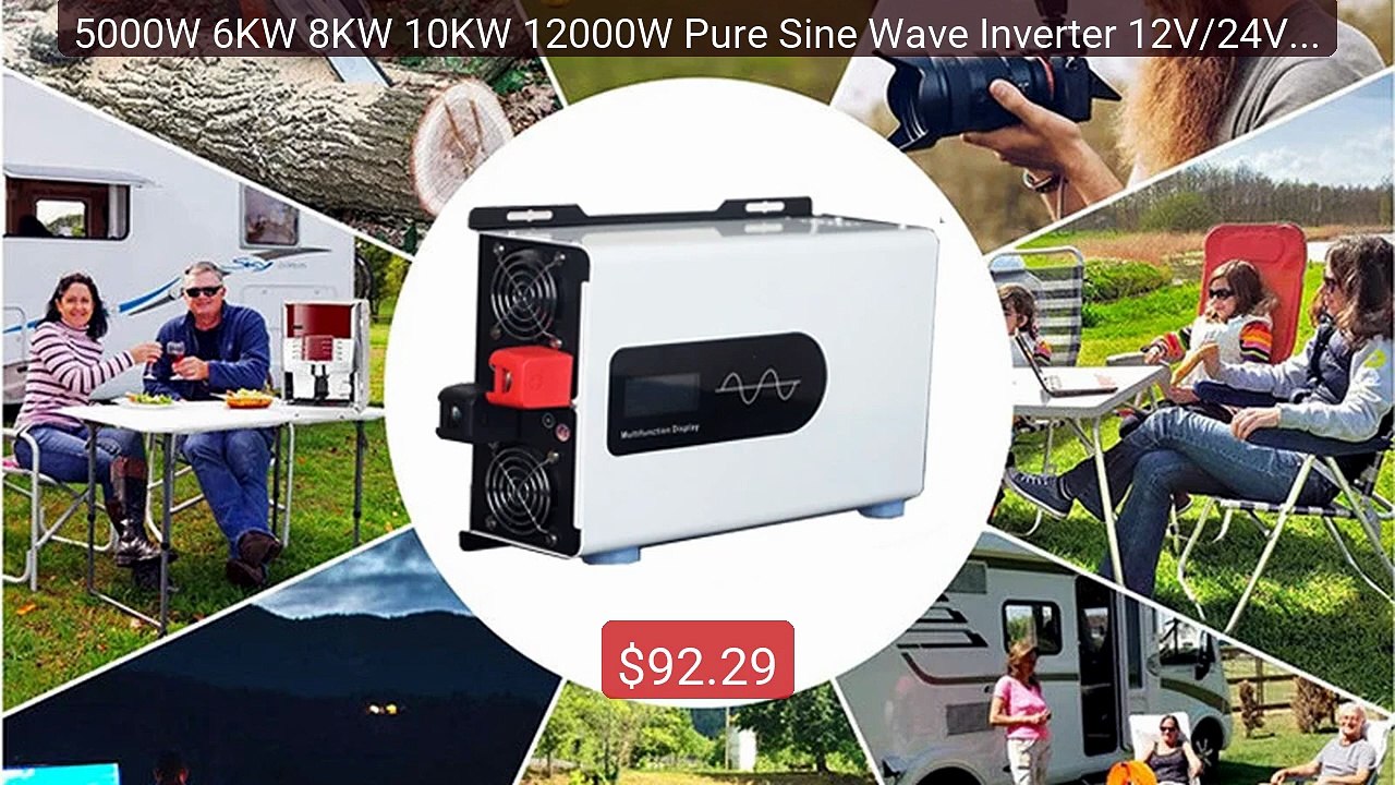 5000W 6KW 8KW 10KW 12000W Pure Sine Wave Inverter 12V/24V/48V/60V/... -- Best Deal 2026 | Shop Now!