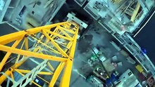 Descendre une grue en rappel #FAIL