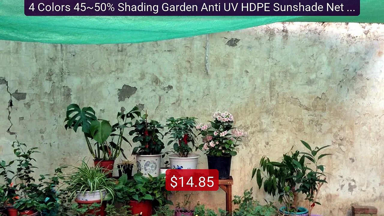 4 Colors 45~50% Shading Garden Anti UV HDPE Sunshade Net Sail... -- Amazing Value 2026 | Must Have!