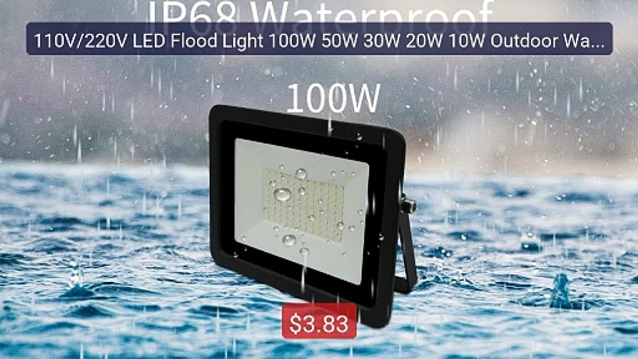 110V/220V LED Flood Light 100W 50W 30W 20W 10W Outdoor Wate... -- Top Pick 2026 | Unbeatable Price!