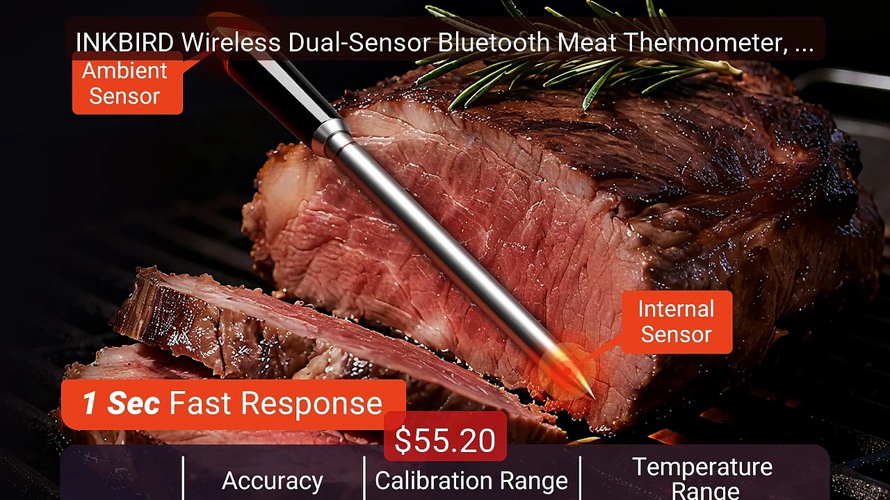 INKBIRD Wireless Dual-Sensor Bluetooth Meat Thermometer, 328ft Ran... -- Best Deal 2026 | Shop Now!