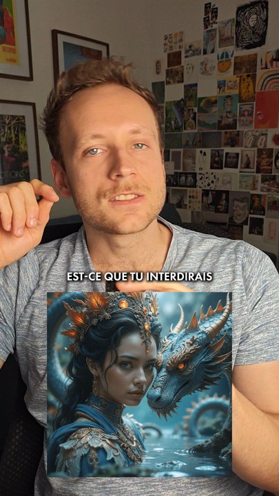 Tu es pour l'IA dans l'art ? 🖼️☝️