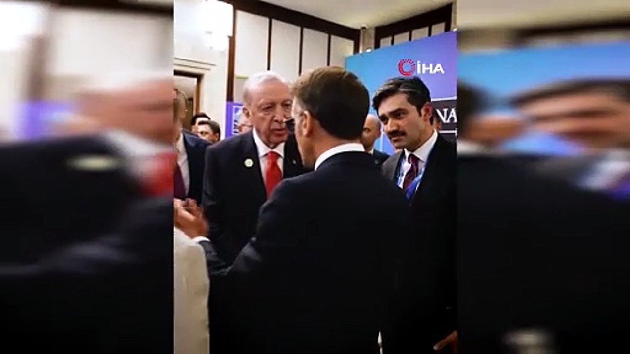 Cumhurbaşkanı Erdoğan, Macron ile Fransa’ya selam gönderdi
