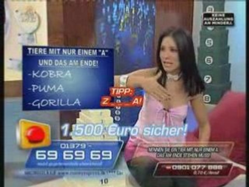 Golf und Lama in der Wasserwalze VIVA 30.06.08