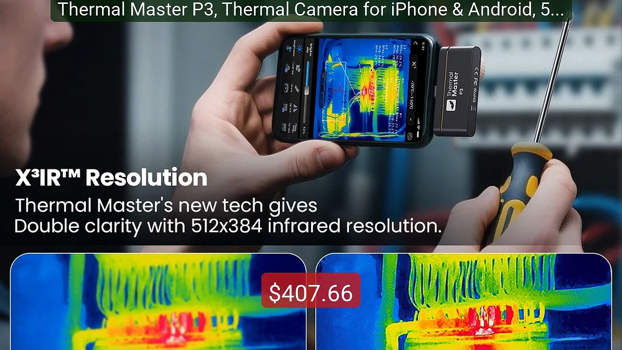 Thermal Master P3, Thermal Camera for iPhone & Android, 512x3... -- Amazing Value 2026 | Must Have!