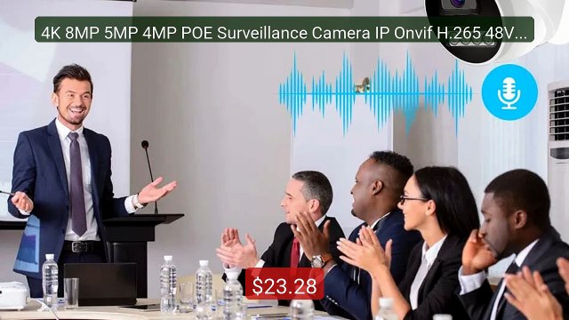 4K 8MP 5MP 4MP POE Surveillance Camera IP Onvif H.265 48V Aud... Amazing Value 2026 | Must Have!