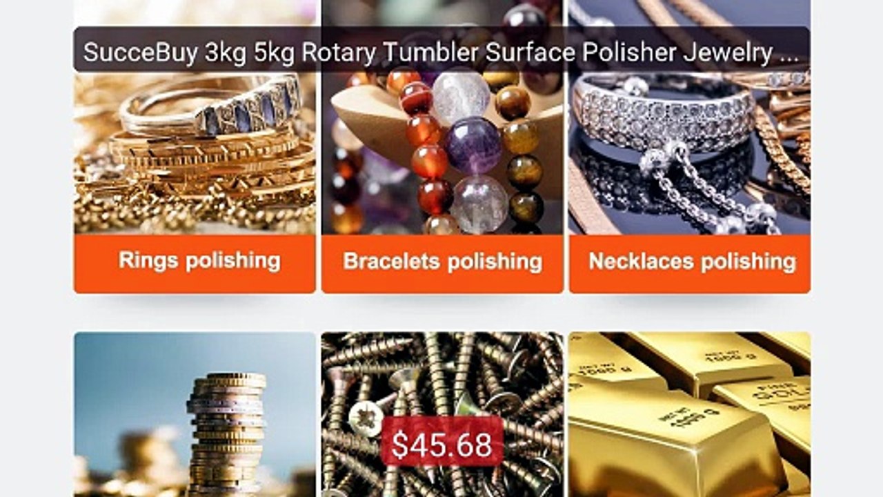 SucceBuy 3kg 5kg Rotary Tumbler Surface Polisher Jewelry Drum ... -- Best Buy 2026 | Great Quality!