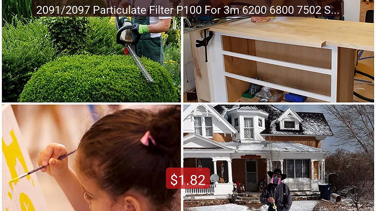 2091/2097 Particulate Filter P100 For 3m 6200 6800 7502 Serie ... -- Hot Deal 2026 | Limited Offer!