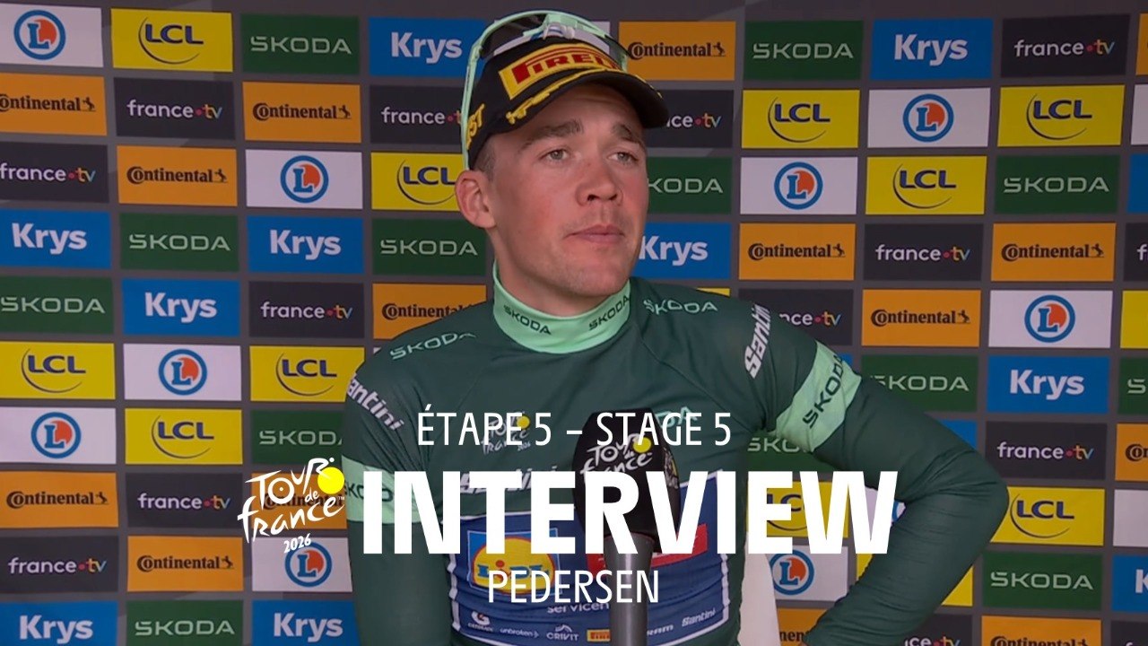 Tour de France 2026 - Pedersen Stage 5 Post-race interview