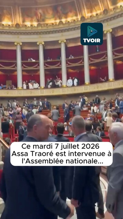 Énorme pagaille à l’Assemblée nationale suite à l’intervention d’Assa Traoré 😬🚨