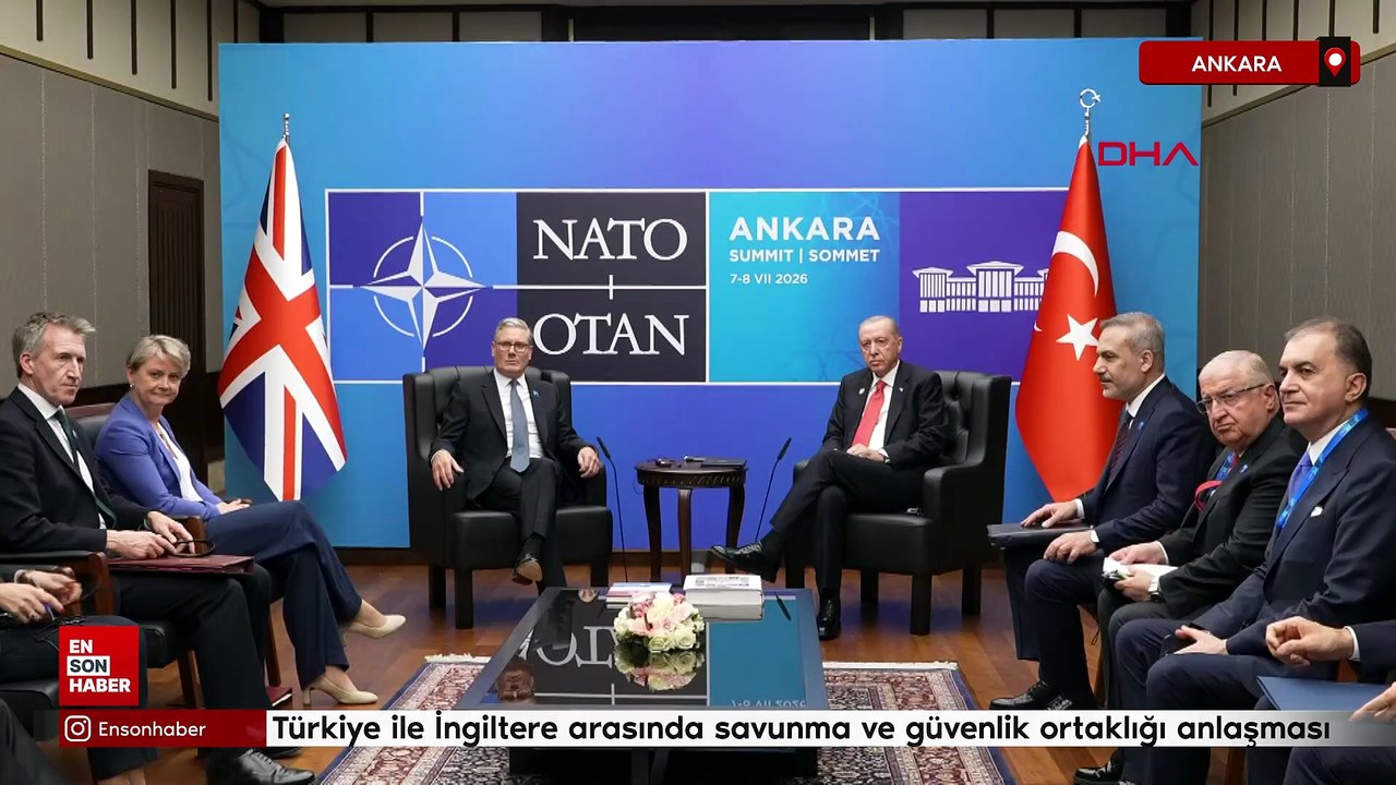 Türkiye ile İngiltere arasında savunma ve güvenlik ortaklığı anlaşması