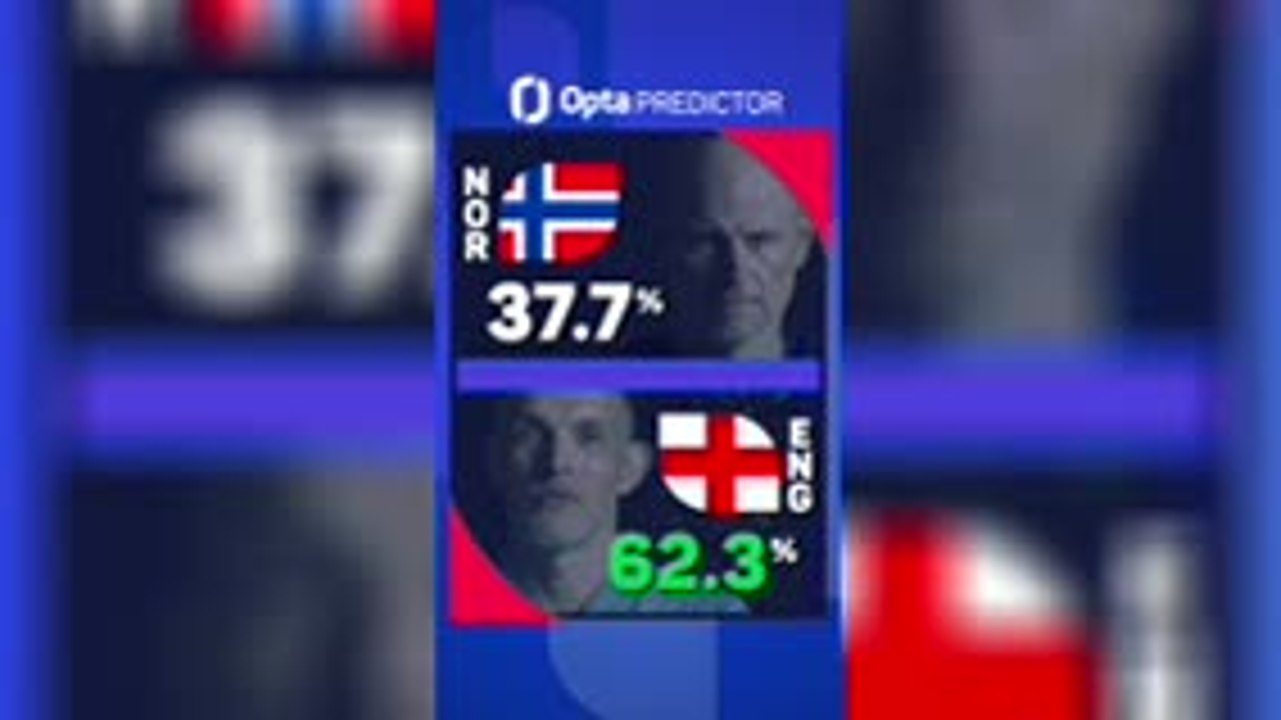 Norway v England - Opta Predictor