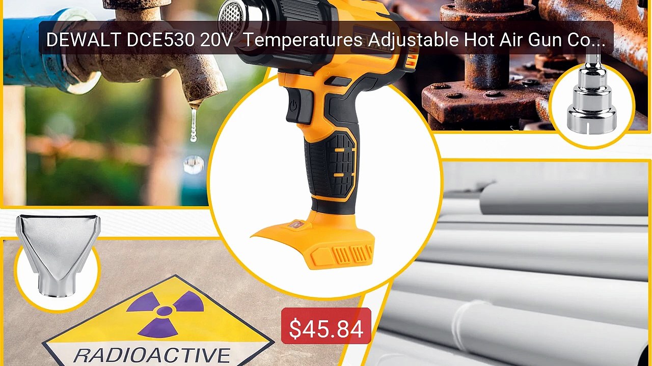 DEWALT DCE530 20V  Temperatures Adjustable Hot Air Gun Cordles... -- Hot Deal 2026 | Limited Offer!
