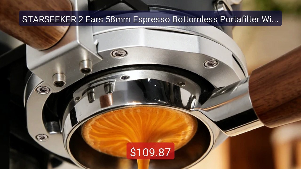 STARSEEKER 2 Ears 58mm Espresso Bottomless Portafilter With Super58... -- Top Rated 2026 | Buy Now!
