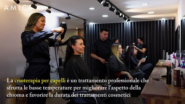 Crioterapia sì ma per i capelli: come funziona