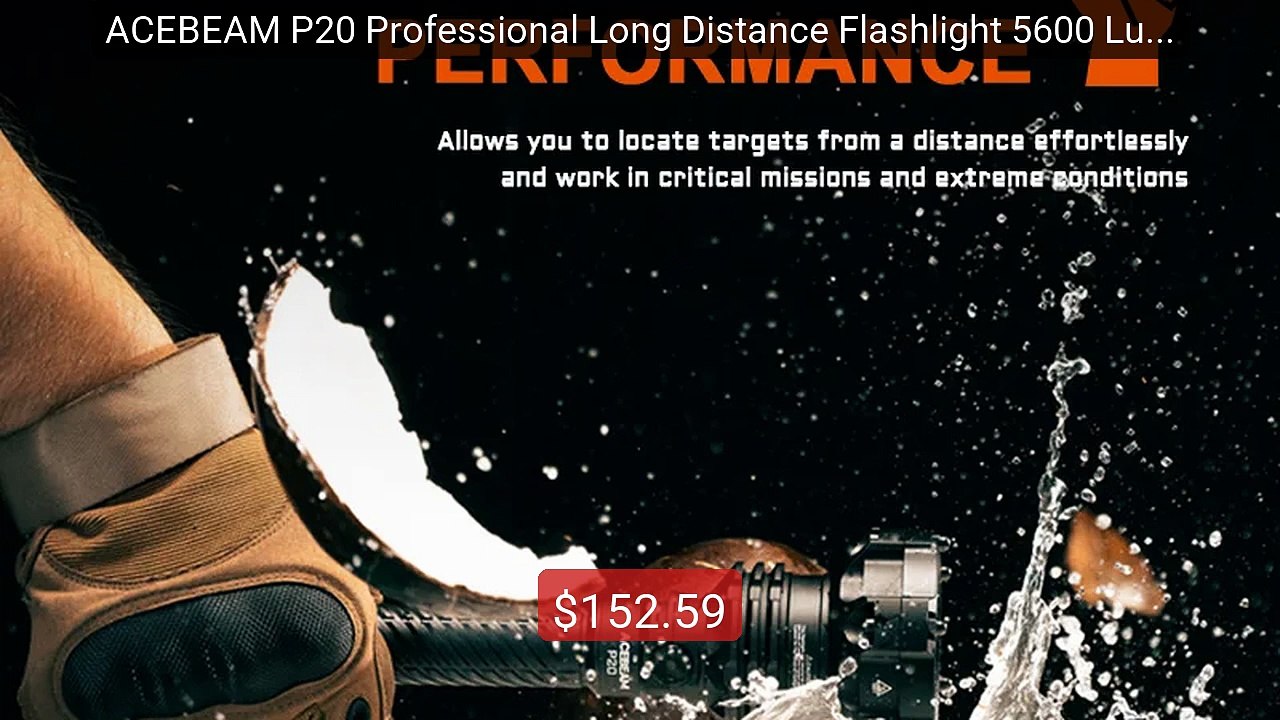 ACEBEAM P20 Professional Long Distance Flashlight 5600 Lumens ... -- Hot Deal 2026 | Limited Offer!