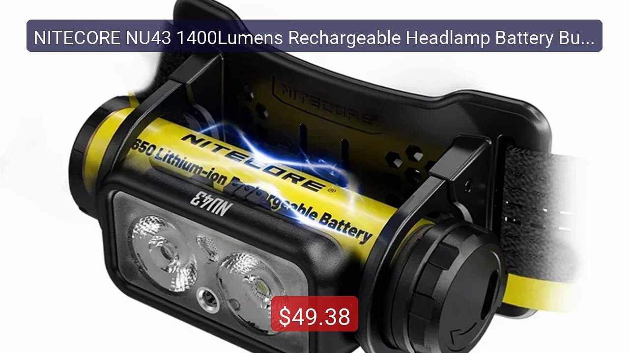 NITECORE NU43 1400Lumens Rechargeable Headlamp Battery Built-in 3,... -- Best Deal 2026 | Shop Now!